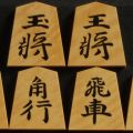 将棋駒　竹風作　虎斑　彫埋　源兵衛清安