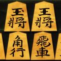 将棋駒　竹風作　根杢　彫埋　水無瀬