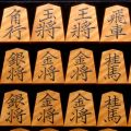 将棋駒　大竹竹風作　菱湖　虎斑特上