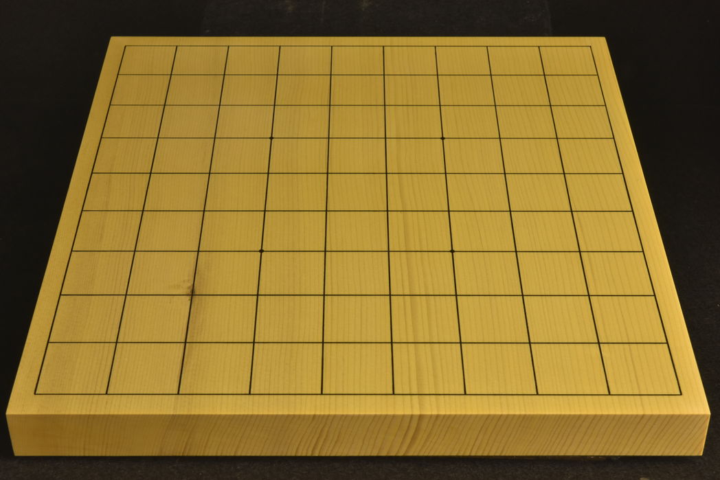 将棋盤　新かや10号　本漆太刀目盛　梅印