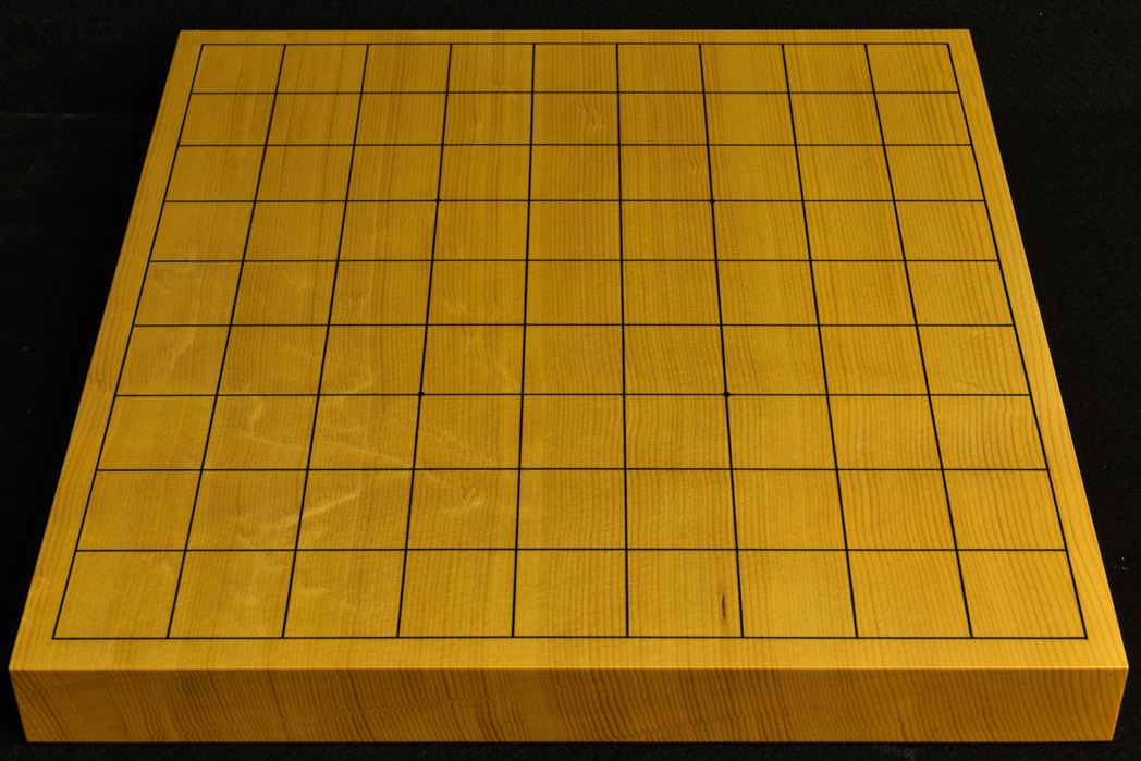 将棋盤　新かや10号一枚板　本漆太刀目盛　竹印