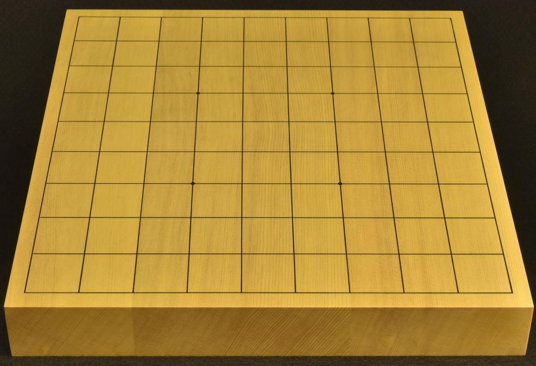 将棋盤　新かや15号卓上　本漆太刀目盛　竹印