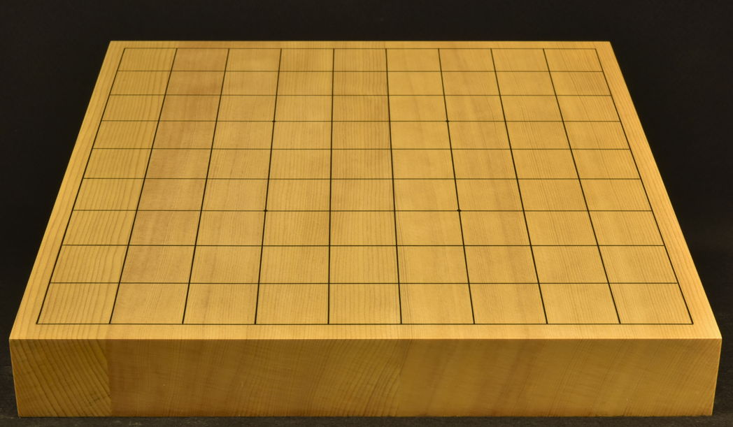 将棋盤　新かや15号卓上　本漆太刀目盛　竹印