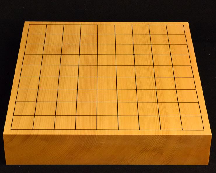 本榧卓上将棋盤  t5362