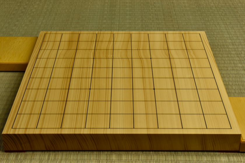 本榧卓上将棋盤　t5880