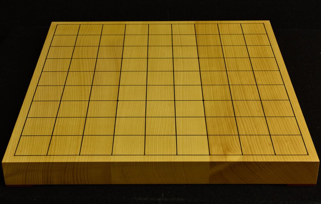 本榧卓上将棋盤　t6139