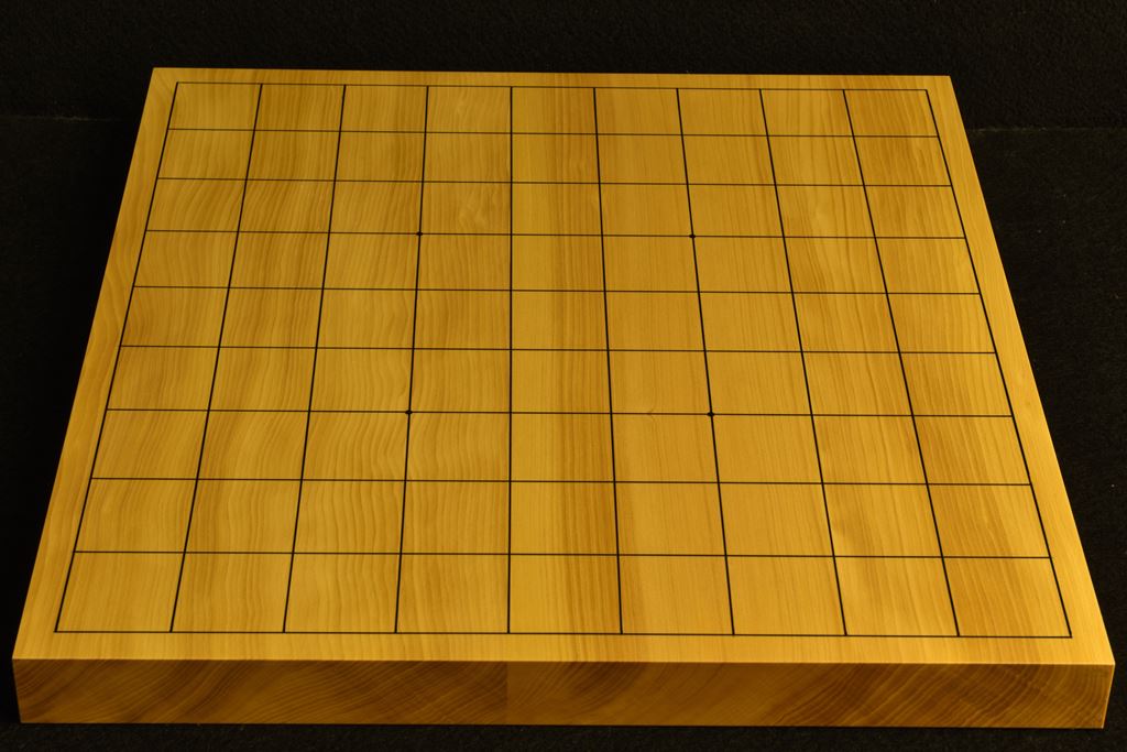卓上将棋盤　本榧　t6394