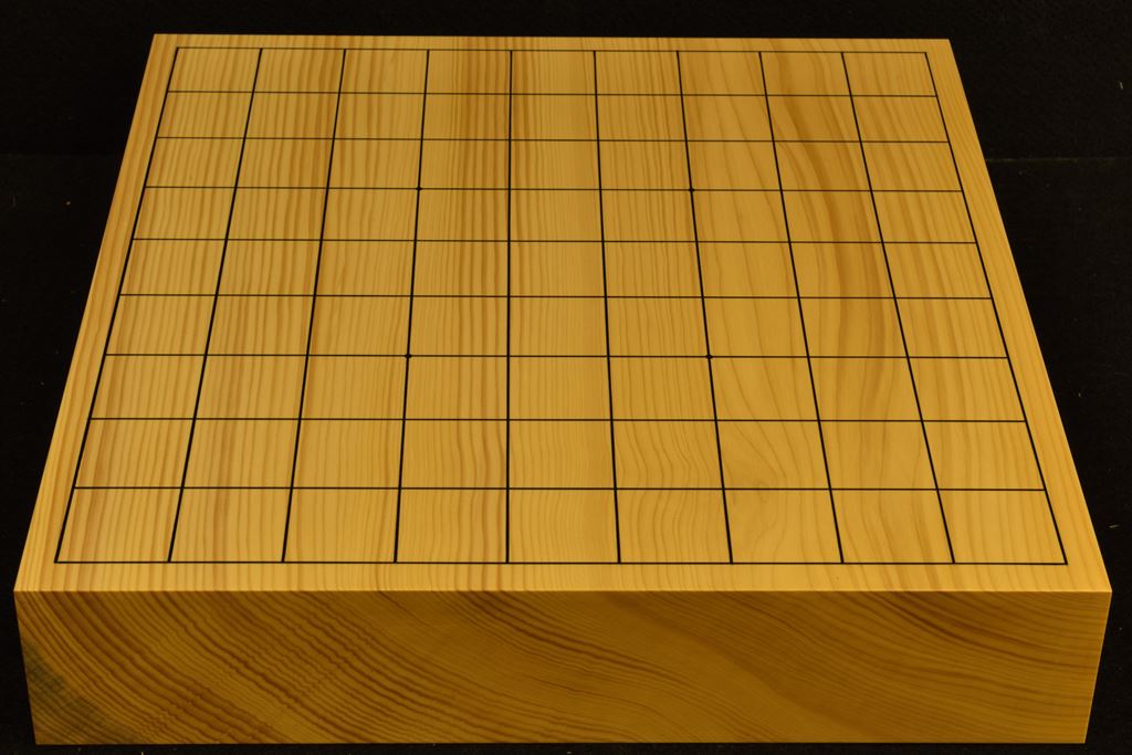 卓上将棋盤　本榧(日本日向産)柾目一枚板　t6412