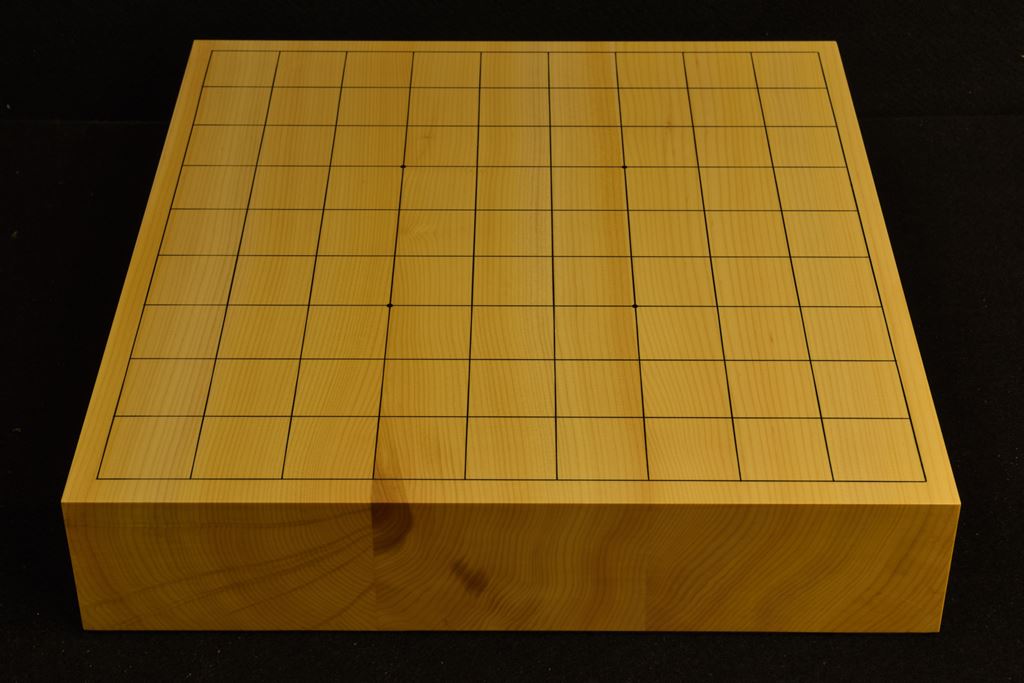 卓上将棋盤　本榧(日本産) 柾目接合　t6438