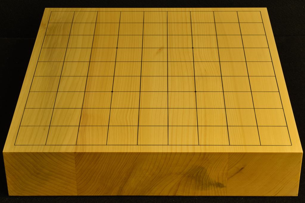 卓上将棋盤　本榧(日本産) 柾目接合　t6439