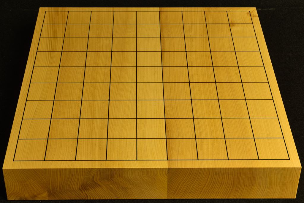 卓上将棋盤　本榧(日本産) 柾目接合　t6445