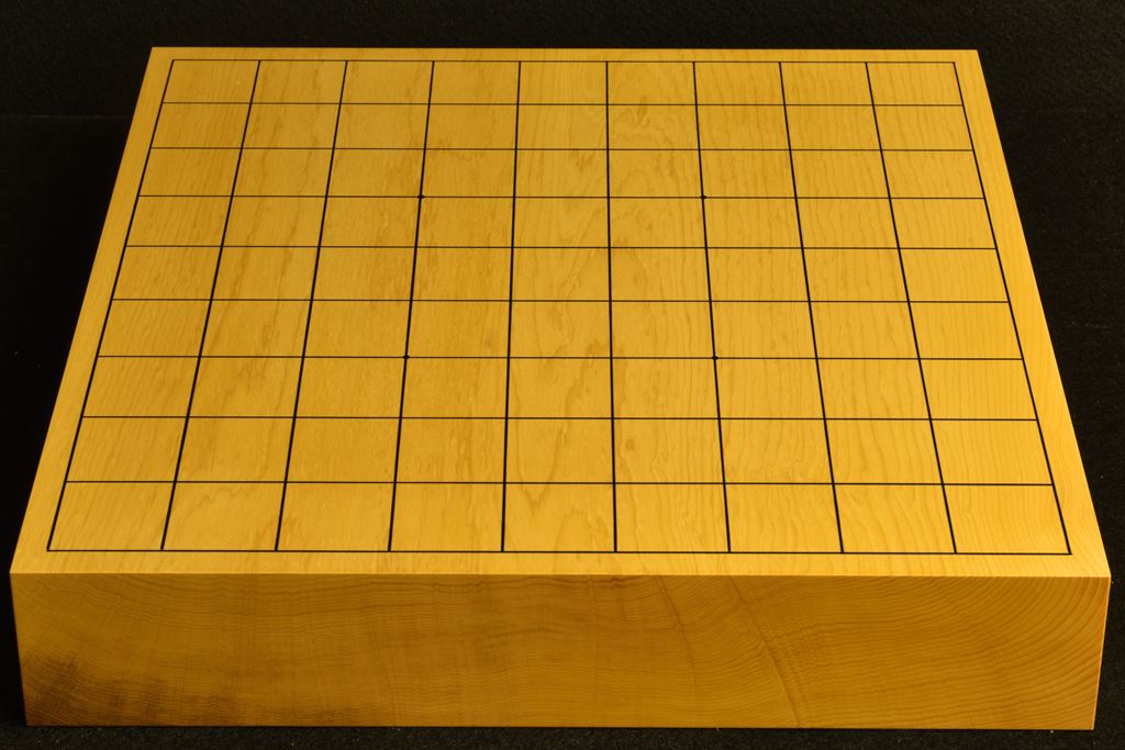 卓上将棋盤　本榧(日本産) 一枚板　t6447