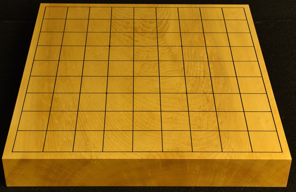 卓上将棋盤　本榧(日本・日向産) 一枚板　t6452