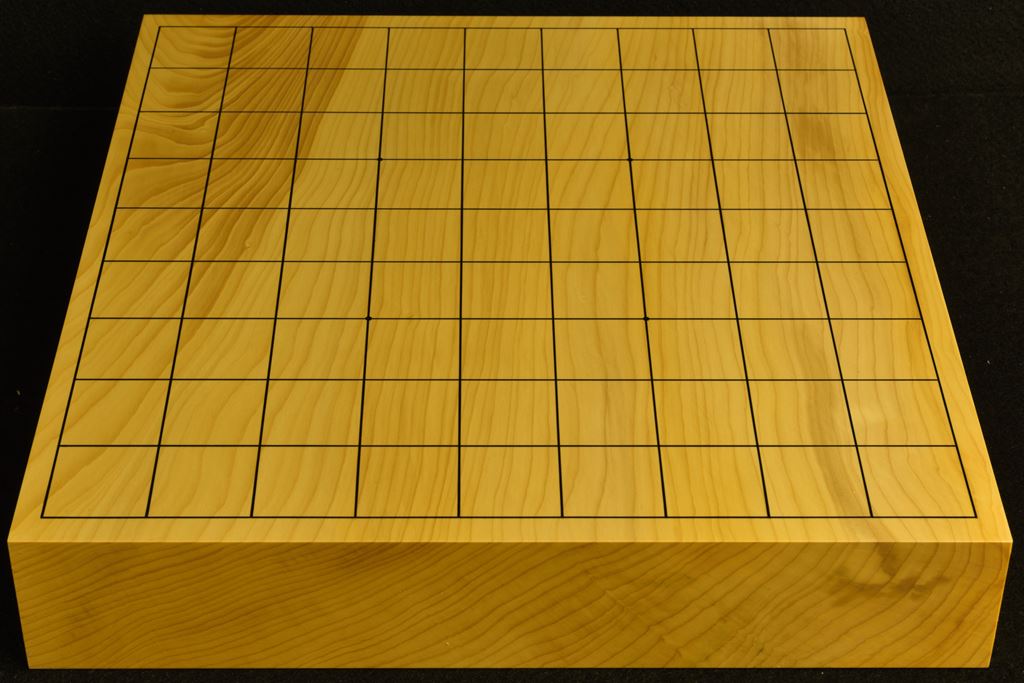 卓上将棋盤　本榧(日本産) 一枚板　t6456