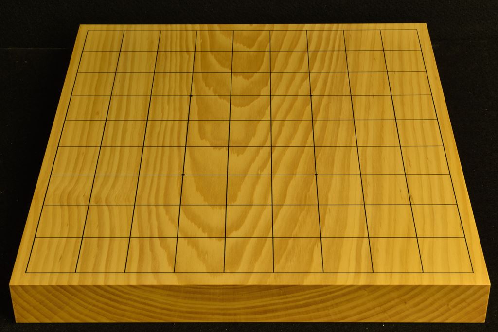 卓上将棋盤　本榧(日本・日向産) 一枚板　t6458