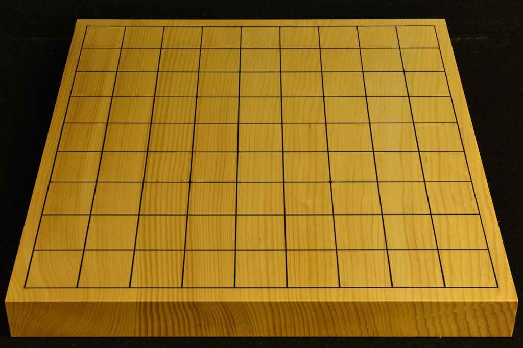 卓上将棋盤　本榧(日本・日向産) 一枚板　t6459