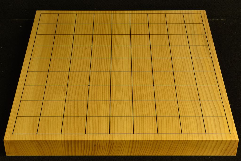 卓上将棋盤　本榧(日本・日向産) 一枚板　t6460