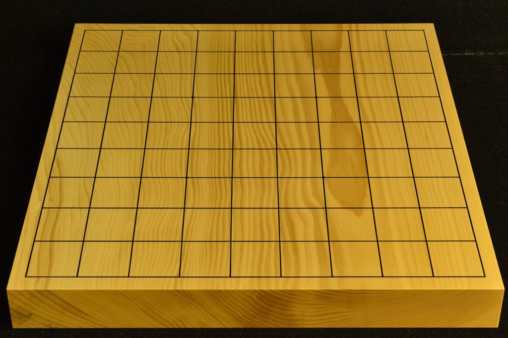 卓上将棋盤　本榧(日本・日向産) 一枚板　t6463