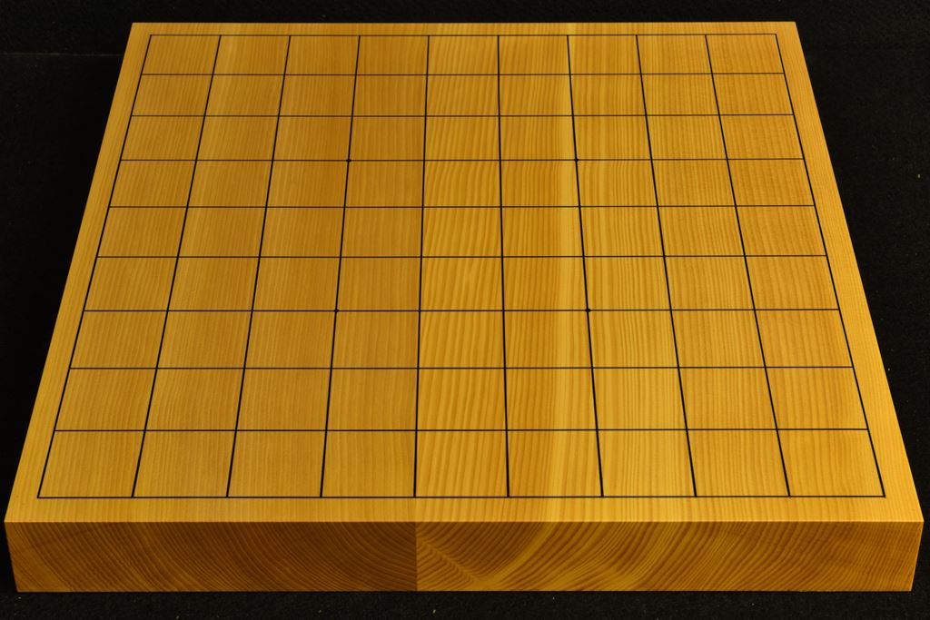 卓上将棋盤　本榧(日本・日向産) 柾目接合盤　t6477