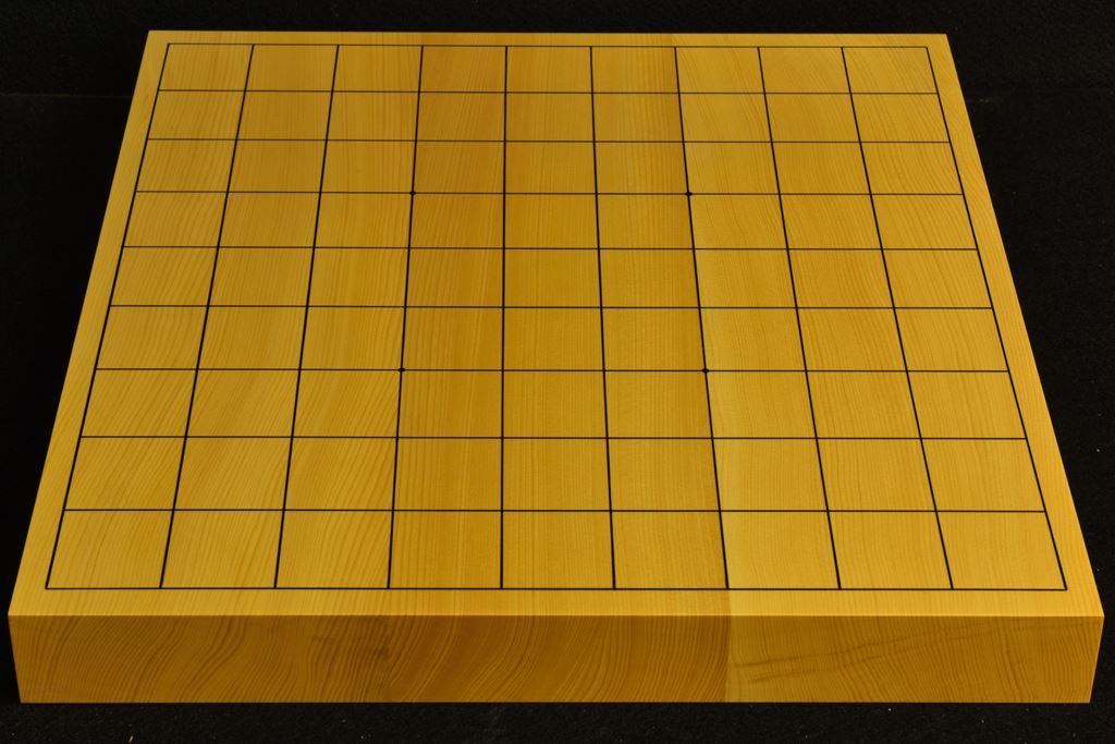 卓上将棋盤　本榧(日本・日向産) 柾目接合盤　t6478