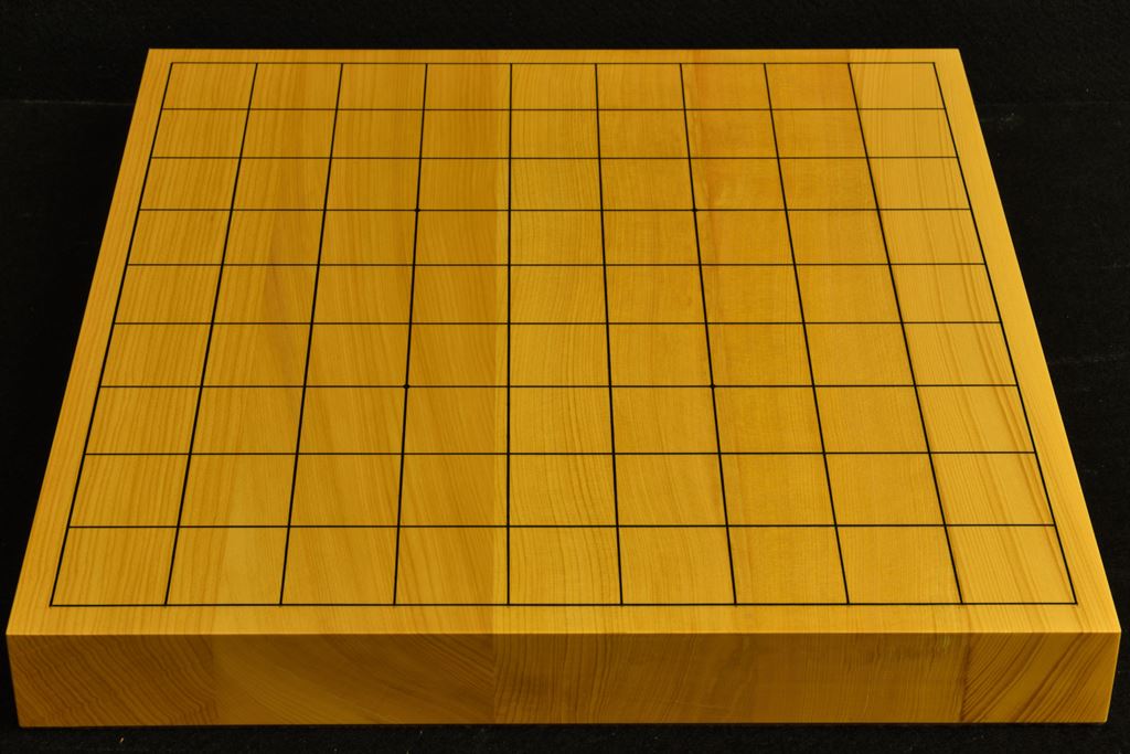 卓上将棋盤　本榧(日本・日向産) 柾目接合盤　t6488
