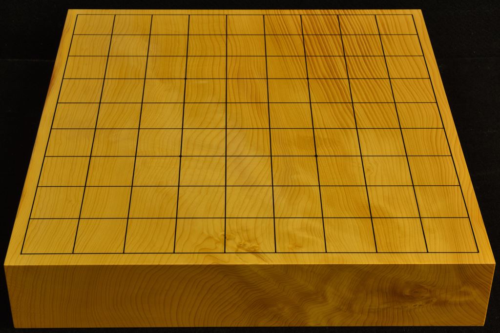卓上将棋盤　本榧(日本産) 柾目一枚板　t6490