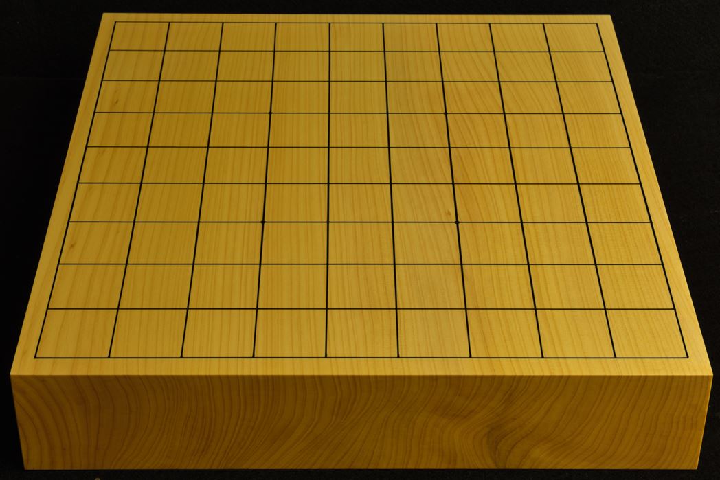 卓上将棋盤　本榧(日本産)柾目一枚板　t6528