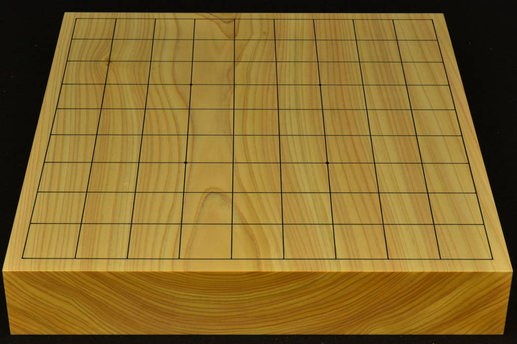 卓上将棋盤　桧１枚板　t6584