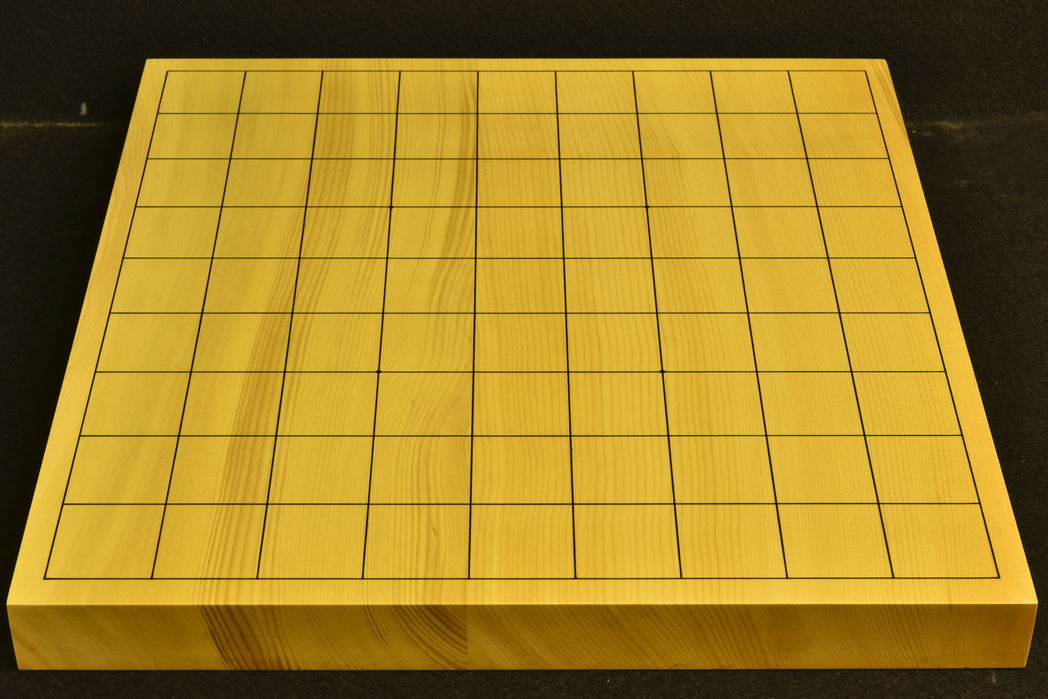 卓上将棋盤　本榧（日本・日向産）2枚接合 　t6880
