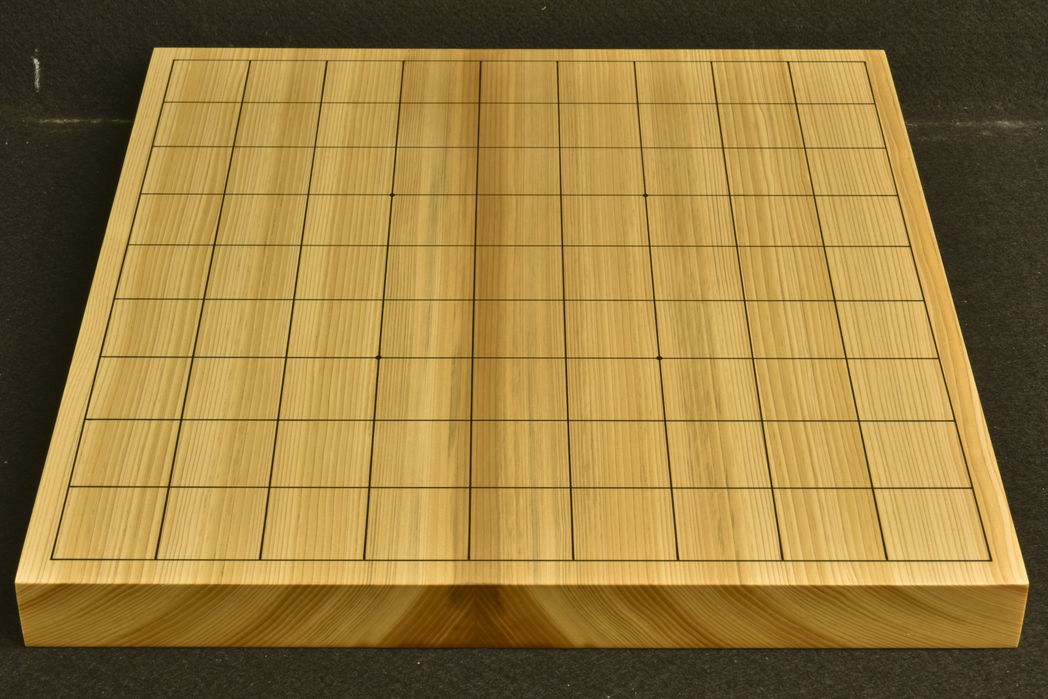 卓上将棋盤　日本産檜葉　2枚接合 　t6898