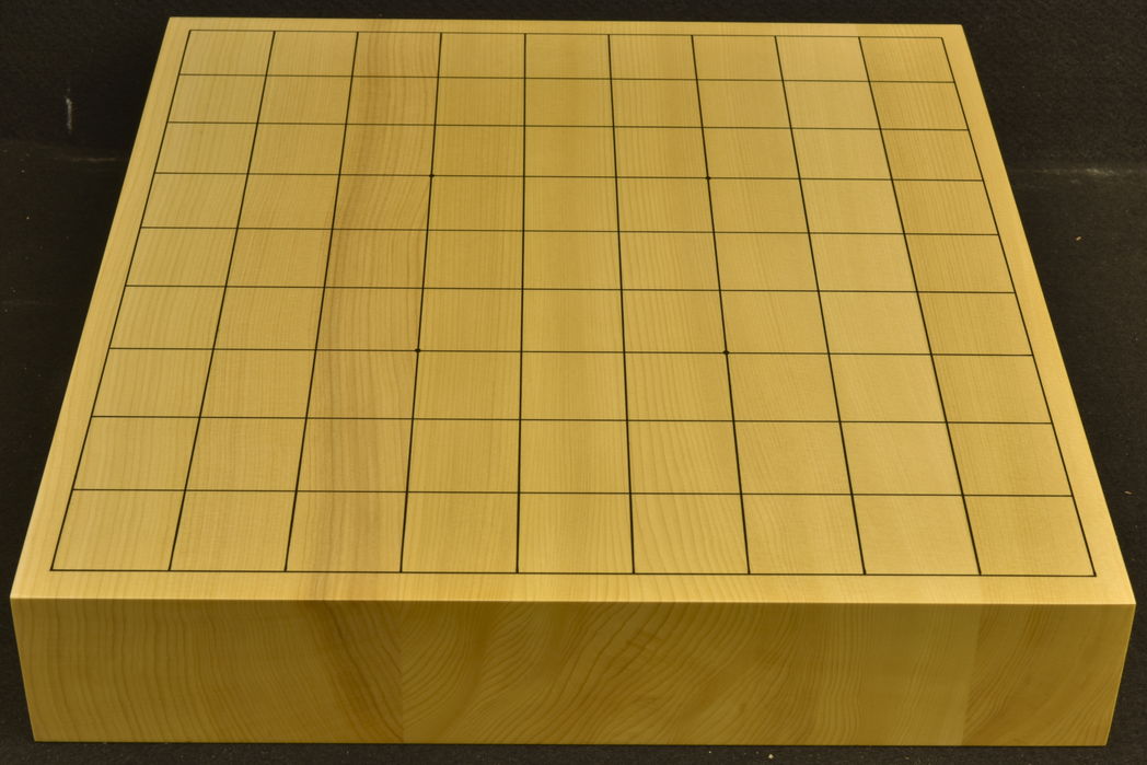 卓上将棋盤　本榧(日本産)　柾目接合　t6900