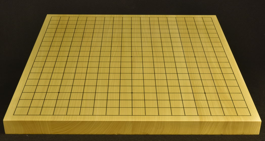 卓上碁盤　本榧(日本産)柾目4枚接合 t6996