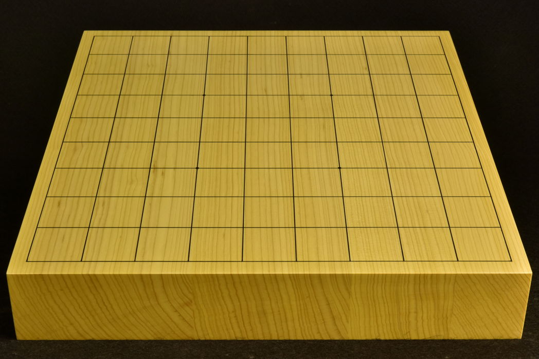 卓上将棋盤　本榧(日本産)柾目4 枚接合 t7007