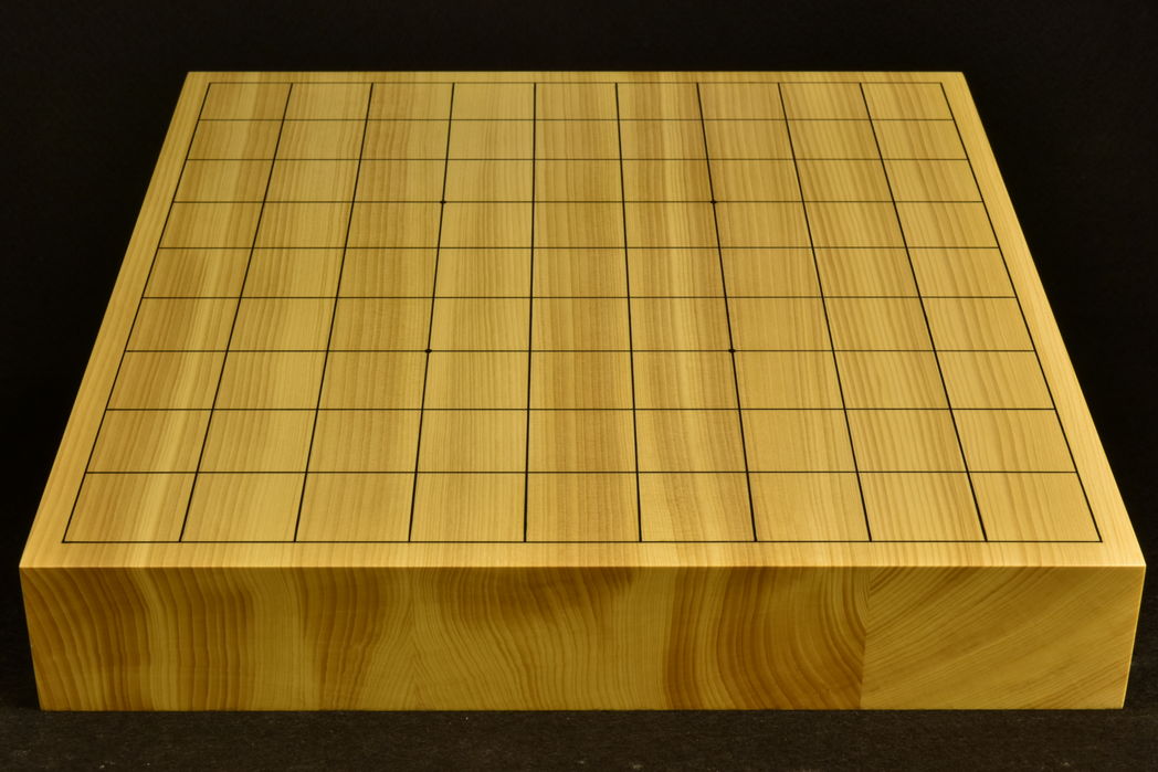 卓上将棋盤　本榧(日本産)柾目3枚接合 t7010