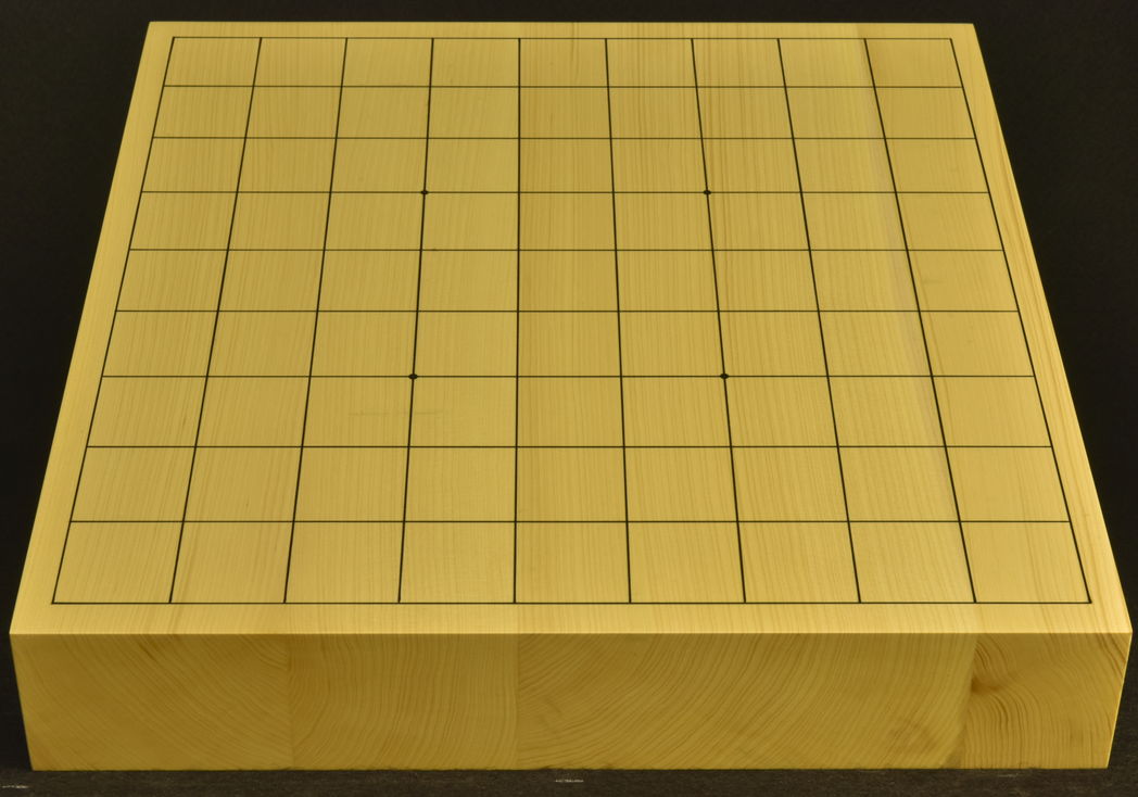 卓上将棋盤　本榧(日本産)柾目4枚接合 t7050