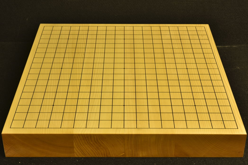卓上碁盤　本榧（日本・日向産）　 柾目　再生品