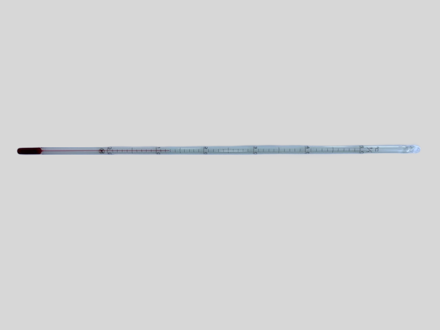 アルコール棒状温度計 0～50℃ 300mm