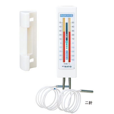 冷蔵庫用温度チェッカーメイトII（二針）