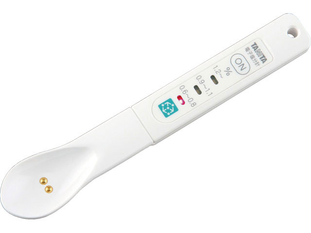 デジタル塩分計　タニタ社員食堂 電子塩分計 しおみくん SO-313-NWH | タニタオンラインショップ