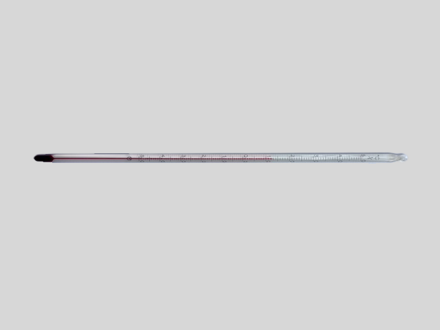 アルコール棒状温度計 -50～50℃ 300mm