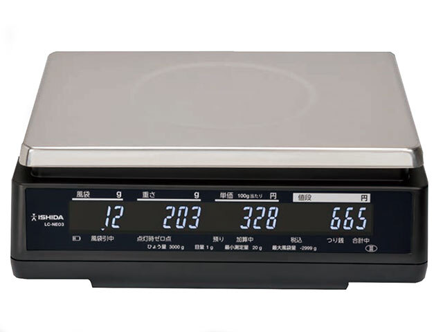 デジタル料金はかり 3000g LC-NEO3-3 j検定品 計量器専門店はかりの三和屋