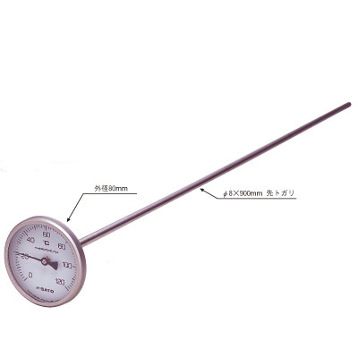 堆肥用バイメタル温度計
