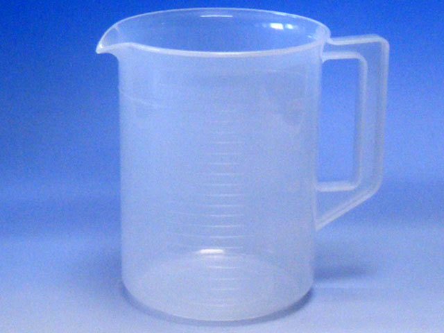 1Lポリプロピレン製手付きビーカー