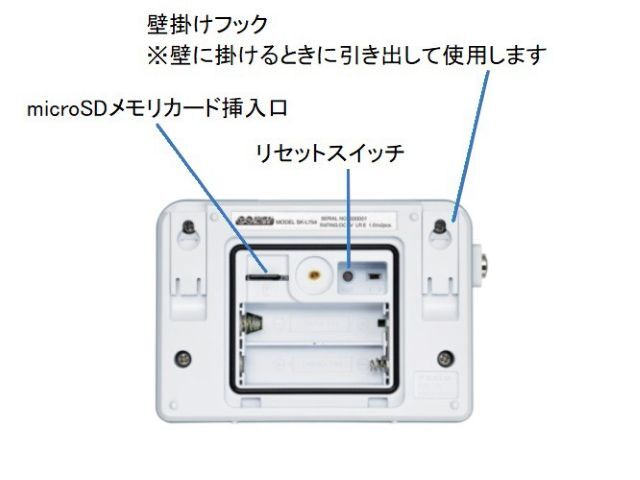 温湿度計データロガー SK-L754