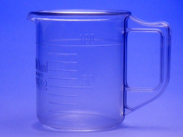 100ml TPX手付きビーカー