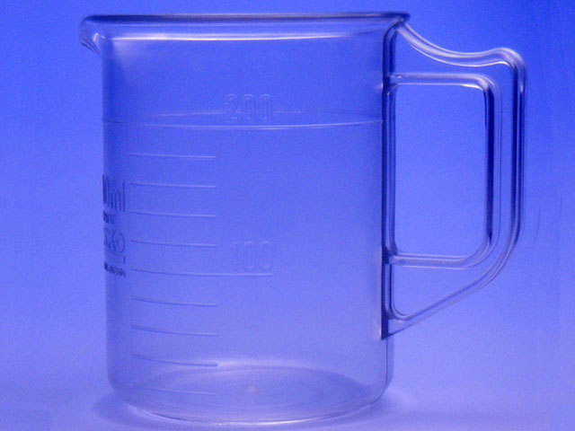 200ml TPX手付きビーカー