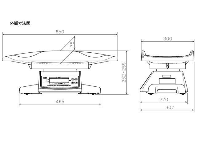 デジタルベビースケール 15kg UDS-211Be-K 検定品 計量器専門店はかり