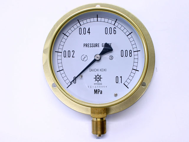 汎用型圧力計 HNT 100φ 0.1Mpa 第一計器製作所