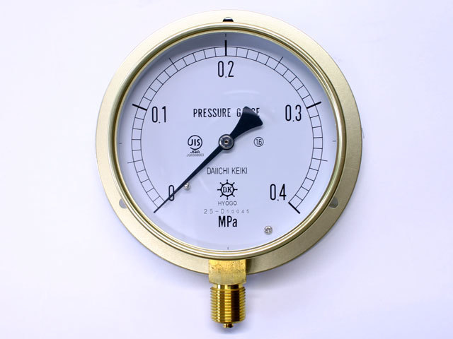 汎用型圧力計 HNT BT 100φ 0.4Mpa 第一計器製作所