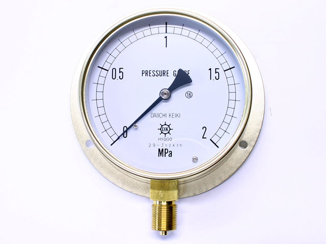 汎用型圧力計 HNT BT 100φ 2Mpa 第一計器製作所